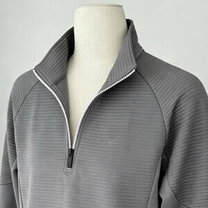 NWT Callaway Golf Men’s Ottoman Tech Fleece 1/4 Zip Pullover Gray Casual Size M